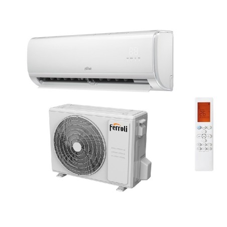 Climatizzatore Condizionatore Ferroli Mono Split serie Giada S inverter da 9000 R-32 Wi-Fi Integrato A++/A+