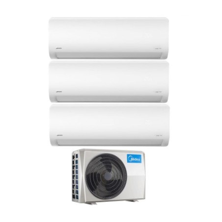 Climatizzatore Condizionatore MIDEA Trial Split serie XTREME Inverter da 9000+9000+18000 con M4O-28NF8 Wifi Integrato 9+9+18  A++/A+