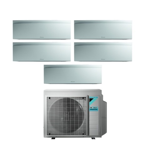 Climatizzatore Condizionatore DAIKIN BLUEVOLUTION Penta split serie EMURA WHITE III Inverter da 9000+9000+12000+12000+12000 btu con 5MXM90N WI-FI INTEGRATO R-32 9+9+12+12+12 A+++/A++