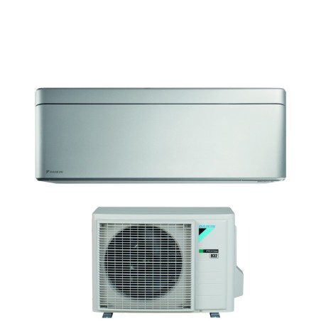 Climatizzatore Condizionatore DAIKIN BLUEVOLUTION Mono split serie STYLISH TOTAL SILVER Inverter da 9000 btu con FTXA25BS WI-FI INTEGRATO R-32  A+++/A+++