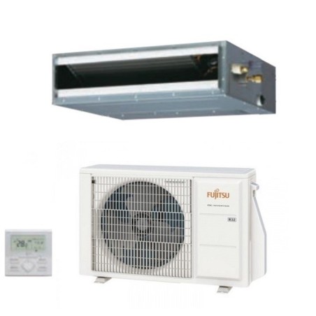 Climatizzatore Condizionatore Fujitsu Canalizzato Bassa Prevalenza Canalizzabile Serie KL ECO 12000 Btu R-32 3NGF89000 ARXG12KLLAP A+/A