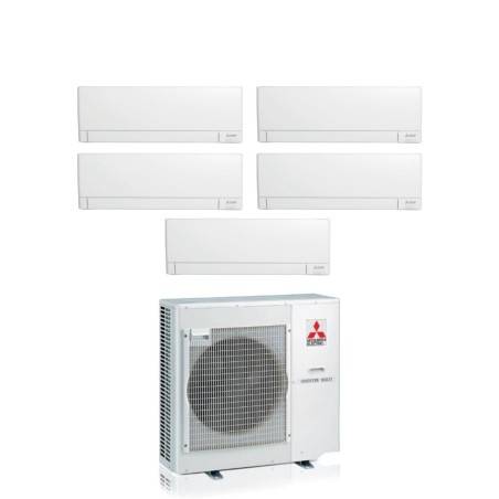 Climatizzatore Condizionatore MITSUBISHI ELECTRIC Linea Plus Penta Split Serie MSZ-AY Inverter 9000+12000+12000+12000+12000 Btu Con  MXZ-5F102VF WI-FI INTEGRATO R-32 9+12+12+12+12 A++/A++