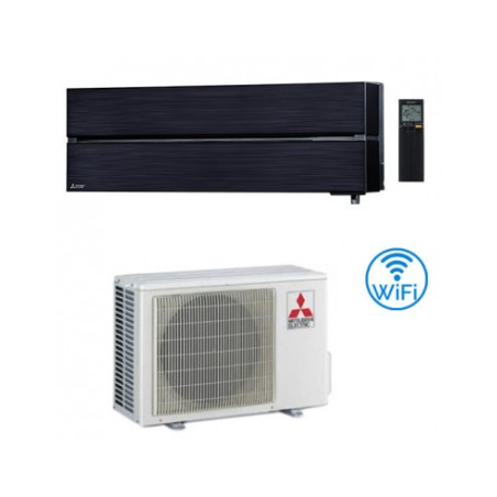 Climatizzatore Condizionatore MITSUBISHI ELECTRIC Mono Split 18000 Btu Serie KIRIGAMINE STYLE ONYX BLACK Inverter Con MSZ-LN50VGV WI-FI INTEGRATO R-32 A+++/A+++