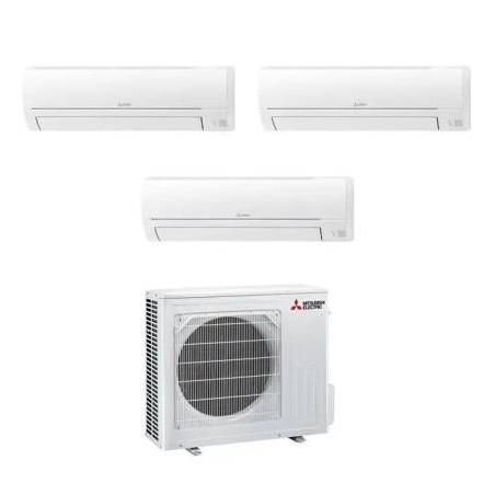 Climatizzatore Condizionatore MITSUBISHI Electric Trial split 9+12+12 LINEA SMART Inverter con MXZ-3HA50VF R-32 WI-FI OPTIONAL 9000+12000+12000 A++/A+