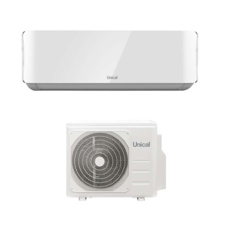 Climatizzatore Condizionatore Unical Aircristal Kmun 24h Da 24000 Btu In Classe A++ Gas R32 WI-FI Optional