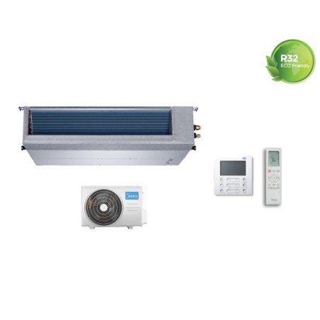 Climatizzatore Condizionatore MIDEA Mono Split 30000 btu CANALIZZATO Inverter CANALIZZABILE con  MTI-30HWFNX R-32 WI-FI OPTIONAL A++/A+