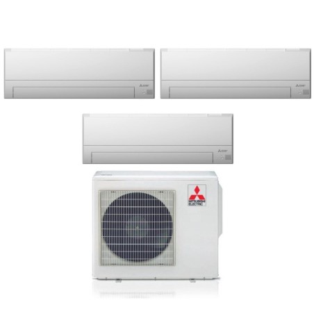 Climatizzatore Condizionatore MITSUBISHI ELECTRIC Trial Split 9+9+9 serie MSZ-BT Inverter con MXZ-3F54VF WI-FI INTEGRATO R-32 9000+9000+9000 A+++/A++