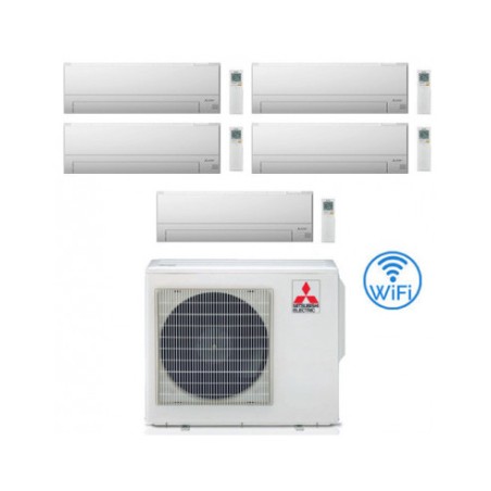 Climatizzatore Condizionatore MITSUBISHI ELECTRIC Penta Split 7+7+7+7+7 Serie BT Inverter Con MXZ-5F102VF WI-FI OPTIONAL R-32 7000+7000+7000+7000+7000 A++/A++