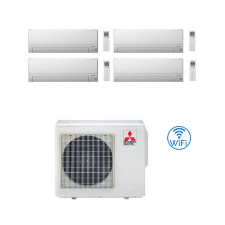 Climatizzatore Condizionatore MITSUBISHI ELECTRIC Quadri Split 9+9+12+12 Serie BT Inverter con MXZ-4F72VF WI-FI INTEGRATO 9000+9000+12000+12000 A++/A+ R-32