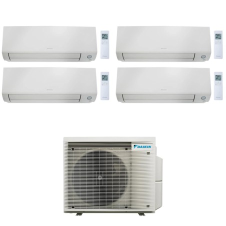 Climatizzatore Condizionatore DAIKIN Quadri split BLUEVOLUTION 9+9+9+9 serie PERFERA ALL SEASONS Inverter con 4MXM80A R-32 WIFI INTEGRATO 9000+9000+9000+9000 A+++/A++