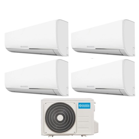 Climatizzatore Condizionatore Quadri Split OLIMPIA SPLENDID 12+12+12+12 Serie NEXYA S4 Inverter Con OS-CEMEH42EI  R-32 WI-FI INTEGRATO 12000+12000+12000+12000 A++/A