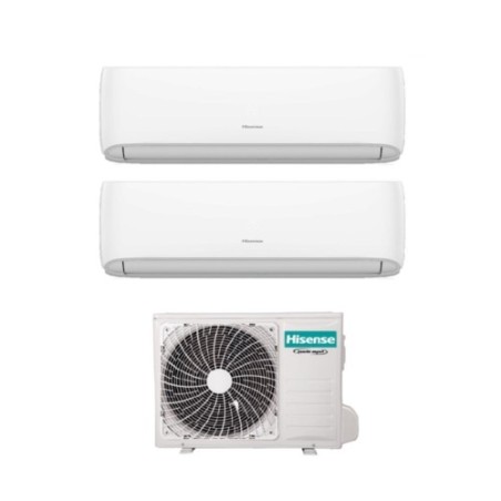 Climatizzatore Condizionatore HISENSE Dual Split 12+18 serie HI-COMFORT Inverter con 3AMW72U4RFA R-32WI-FI INTEGRATO 12000+18000 A++/A+