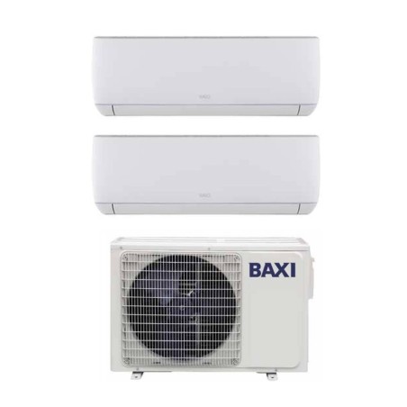 Condizionatore Climatizzatore BAXI Dual Split Serie ASTRA Inverter Da 7000+7000 Btu Con LSGT40-2M R-32 WI-FI OPTIONAL 7+7 A++/A+