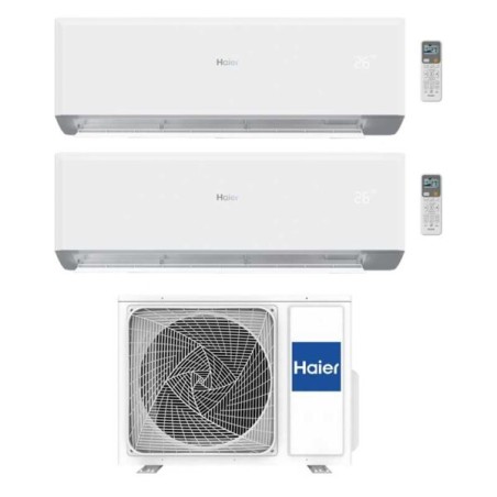 Climatizzatore Condizionatore HAIER Dual split serie REVIVE 9000+12000 Btu Inverter con 2U50MEFFRA R-32 WI-FI INTEGRATO 9+12 A++/A+