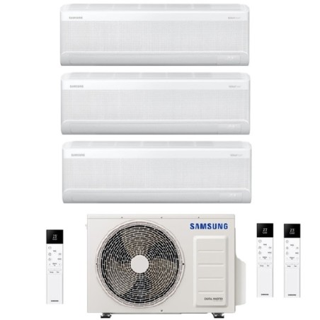 Climatizzatore Condizionatore SAMSUNG trial Split Inverter serie WINDFREE ELITE 7000+7000+9000 Btu Con AJ052TXJ R-32 WI-FI INTEGRATO 7+7+9 A++/A+