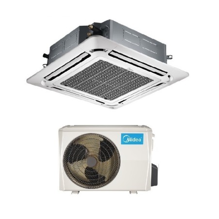 Climatizzatore Condizionatore MIDEA Mono split Cassetta 4 VIE SLIM Inverter R32 18000 BTU con MCA3U-18FNXD0 A++/A+