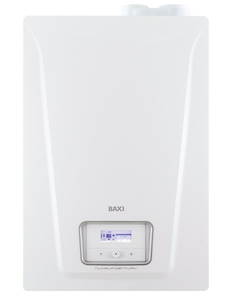 Caldaia A Condensazione Baxi Serie NUVOLA CENTURY 26 Con Accumulo 45 Litri Metano o GPL Completa Di Kit Scarico Fumi Sdoppiato