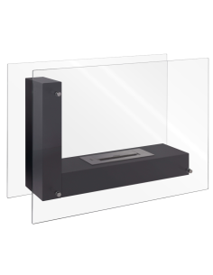 Caminetto Decorativo a Bioetanolo Qlima FFB 8060 Nero da...